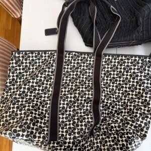 oversized coach brand tote